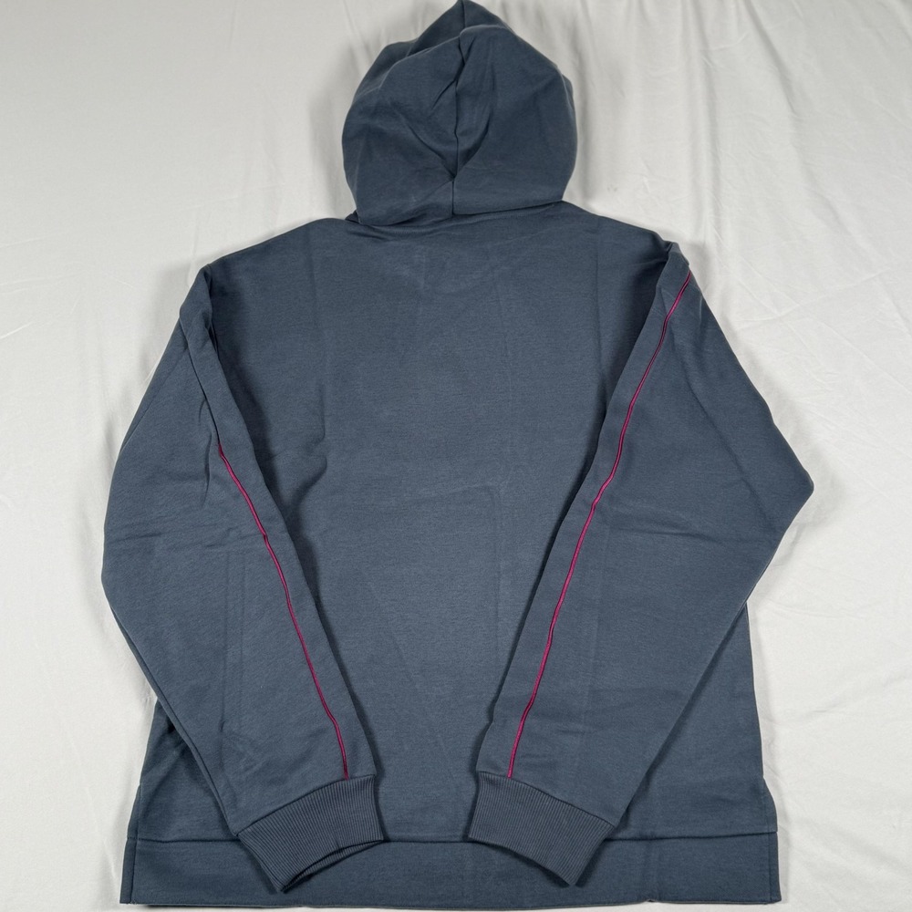 Puma Fleece Hoodie Medium Pullover Sweatshirt Kangaroo Pocket Athleisure Winter - Picture 10 of 11